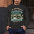 Social Studies Teacher Appreciation Men Women Men's Long Sleeve T-Shirt, funny design Social Studies Teacher Appreciation Men Women Men's Long Sleeve T-Shirt, funny design