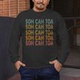 SOH CAH TOA SOHCAHTOA Trigonometry Math Parody Teacher Men Women Kids Men's Long Sleeve T-Shirt, funny design