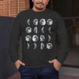 Space Science Student Teacher Leonard Moon Phases Men Women Kids Men's Long Sleeve T-Shirt, funny design