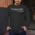 Spanglish Mexican Spanish Teacher Bilingual Spanglish Men's Long Sleeve T-Shirt, funny design Spanglish Mexican Spanish Teacher Bilingual Spanglish Men's Long Sleeve T-Shirt, funny design