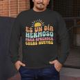 Spanish Multilingual Teacher Dual Languages Bilingual Men's Long Sleeve T-Shirt, funny design Spanish Multilingual Teacher Dual Languages Bilingual Men's Long Sleeve T-Shirt, funny design
