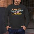 Spanish Teacher Dual Language Bilingual Teacher Cute Preppy Men's Long Sleeve T-Shirt, funny design