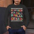 Spanish Teacher Maestra Hablar EspañOl Bilingual Teacher Men's Long Sleeve T-Shirt, funny design Spanish Teacher Maestra Hablar EspañOl Bilingual Teacher Men's Long Sleeve T-Shirt, funny design