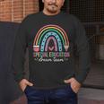 Special Education Dream Team Rainbow SPED Teacher Autism Men's Long Sleeve T-Shirt, funny design Special Education Dream Team Rainbow SPED Teacher Autism Men's Long Sleeve T-Shirt, funny design