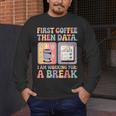 Special Education First Coffee Then Data Retro SPED Teacher Men's Long Sleeve T-Shirt, funny design Special Education First Coffee Then Data Retro SPED Teacher Men's Long Sleeve T-Shirt, funny design
