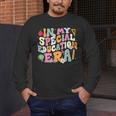 Special Education Teacher Era Inspirational SPED ABA Autism Men's Long Sleeve T-Shirt, funny design