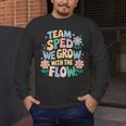 Special Education Teacher Team SPED Grow With The Flow Men's Long Sleeve T-Shirt, funny design Special Education Teacher Team SPED Grow With The Flow Men's Long Sleeve T-Shirt, funny design