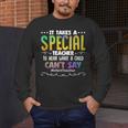 Special Teacher Daycare School Childcare Infant Teacher Men's Long Sleeve T-Shirt, funny design