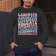 Sped Caffeinate Advocate Laminate Educate Teacher Men's Long Sleeve T-Shirt, funny design Sped Caffeinate Advocate Laminate Educate Teacher Men's Long Sleeve T-Shirt, funny design