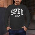SPED Crew SPED Teacher Back To School For Women Men Men's Long Sleeve T-Shirt, funny design SPED Crew SPED Teacher Back To School For Women Men Men's Long Sleeve T-Shirt, funny design