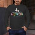 SPED Dream Team Teachers Special Education Silly Goose Men's Long Sleeve T-Shirt, funny design