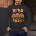 Sped Teacher Crew Thanksgiving Special Education Teacher Men's Long Sleeve T-Shirt, funny design