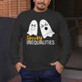 Spooky Ghost Inequalities Halloween Math Teacher Men's Long Sleeve T-Shirt, funny design Spooky Ghost Inequalities Halloween Math Teacher Men's Long Sleeve T-Shirt, funny design