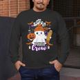 Spooky Para Crew Ghost Halloween Paraprofessional Teacher Men's Long Sleeve T-Shirt, funny design Spooky Para Crew Ghost Halloween Paraprofessional Teacher Men's Long Sleeve T-Shirt, funny design