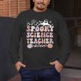 Spooky Science Teacher Halloween Science Teaching For Men Women Men's Long Sleeve T-Shirt, funny design Spooky Science Teacher Halloween Science Teaching For Men Women Men's Long Sleeve T-Shirt, funny design