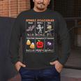 Spooky Syllables Halloween Teacher Student Education Men's Long Sleeve T-Shirt, funny design