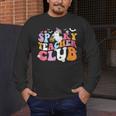 Spooky Teacher Club Halloween Men's Long Sleeve T-Shirt, funny design Spooky Teacher Club Halloween Men's Long Sleeve T-Shirt, funny design