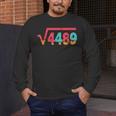 Square Root 4489 Slang Math Teacher Six Seven 6 7 Meme 67 Men's Long Sleeve T-Shirt, funny design