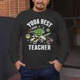 Star Wars Yoda Best Teacher Icons Men's Long Sleeve T-Shirt, funny design