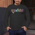STEMINIST Technology Student STEM Teacher Women Engineering Men's Long Sleeve T-Shirt, funny design STEMINIST Technology Student STEM Teacher Women Engineering Men's Long Sleeve T-Shirt, funny design