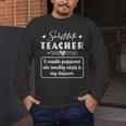 Substitute Teacher Definition Men's Long Sleeve T-Shirt, funny design Substitute Teacher Definition Men's Long Sleeve T-Shirt, funny design