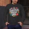 In My Substitute Teacher Era Men's Long Sleeve T-Shirt, funny design
