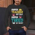 Super Hero Teacher Superheroes Men's Long Sleeve T-Shirt, funny design Super Hero Teacher Superheroes Men's Long Sleeve T-Shirt, funny design