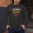 Super Heroe Maestra Espanol Spanish Super Teacher Men's Long Sleeve T-Shirt, funny design
