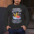 Superhero Sidekick Teaching Teach School Teacher Assistant Men's Long Sleeve T-Shirt, funny design Superhero Sidekick Teaching Teach School Teacher Assistant Men's Long Sleeve T-Shirt, funny design