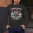 I Survived 100 Days Of School Teacher Kids Cat Lover Men's Long Sleeve T-Shirt, funny design I Survived 100 Days Of School Teacher Kids Cat Lover Men's Long Sleeve T-Shirt, funny design