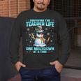 Surviving The Teacher Life Pjs Pajamas Christmas Xmas Teache Men's Long Sleeve T-Shirt, funny design Surviving The Teacher Life Pjs Pajamas Christmas Xmas Teache Men's Long Sleeve T-Shirt, funny design