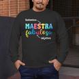 Sustantivo Maestra Fabulosa Adjetivo Spanish Teacher Men's Long Sleeve T-Shirt, funny design Sustantivo Maestra Fabulosa Adjetivo Spanish Teacher Men's Long Sleeve T-Shirt, funny design