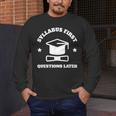 SYLLABUS PROFESSOR TEACHER Men's Long Sleeve T-Shirt, funny design SYLLABUS PROFESSOR TEACHER Men's Long Sleeve T-Shirt, funny design