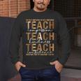 Teach Compassion Kindness Confidence History Teacher Men's Long Sleeve T-Shirt, funny design