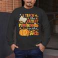 I Teach The Coolest Pumpkins In The Patch Teacher Halloween Men's Long Sleeve T-Shirt, funny design I Teach The Coolest Pumpkins In The Patch Teacher Halloween Men's Long Sleeve T-Shirt, funny design