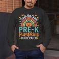 I Teach The Cutest Pre-K Pumpkin Teacher Student Halloween Men's Long Sleeve T-Shirt, funny design I Teach The Cutest Pre-K Pumpkin Teacher Student Halloween Men's Long Sleeve T-Shirt, funny design