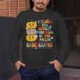 I Teach The Cutest Pumpkins Kindergarten Teacher Halloween Men's Long Sleeve T-Shirt, funny design