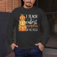 I Teach The Cutest Pumpkins In The Patch Fall Autumn Teacher Men's Long Sleeve T-Shirt, funny design I Teach The Cutest Pumpkins In The Patch Fall Autumn Teacher Men's Long Sleeve T-Shirt, funny design