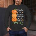I Teach The Cutest Pumpkins In Patch Pre-K Halloween Teacher Men's Long Sleeve T-Shirt, funny design I Teach The Cutest Pumpkins In Patch Pre-K Halloween Teacher Men's Long Sleeve T-Shirt, funny design