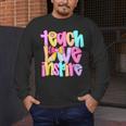 Teach Love Inspire Preppy Back To School Teacher Women Men's Long Sleeve T-Shirt, funny design Teach Love Inspire Preppy Back To School Teacher Women Men's Long Sleeve T-Shirt, funny design