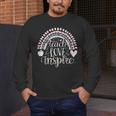 Teach Love Inspire Teacher Men's Long Sleeve T-Shirt, funny design Teach Love Inspire Teacher Men's Long Sleeve T-Shirt, funny design