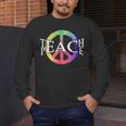 Teach Peace For Teachers And Educators Counselor Men's Long Sleeve T-Shirt, funny design Teach Peace For Teachers And Educators Counselor Men's Long Sleeve T-Shirt, funny design