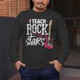 I Teach Rock Stars Music Teacher Guitar Player Men's Long Sleeve T-Shirt, funny design I Teach Rock Stars Music Teacher Guitar Player Men's Long Sleeve T-Shirt, funny design