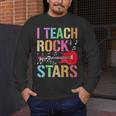 I Teach Rockstars Band Vibes Teacher Rocks My Music Teaching Men's Long Sleeve T-Shirt, funny design I Teach Rockstars Band Vibes Teacher Rocks My Music Teaching Men's Long Sleeve T-Shirt, funny design