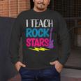 I Teach Rockstars Tee Orchestra Music Teacher Back To School Men's Long Sleeve T-Shirt, funny design I Teach Rockstars Tee Orchestra Music Teacher Back To School Men's Long Sleeve T-Shirt, funny design
