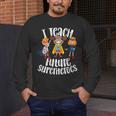 I Teach Superheroes Cute Back To School Teacher Men's Long Sleeve T-Shirt, funny design I Teach Superheroes Cute Back To School Teacher Men's Long Sleeve T-Shirt, funny design