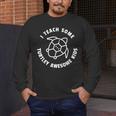 I Teach Some Turtley Awesome Kids Teacher Turtle Pun Men's Long Sleeve T-Shirt, funny design I Teach Some Turtley Awesome Kids Teacher Turtle Pun Men's Long Sleeve T-Shirt, funny design