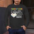 Teacher Aide Appreciation Cute Heart Tee For Women Men's Long Sleeve T-Shirt, funny design