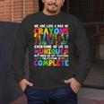 Teacher We Are Like A Box Of Crayons Back To School Men's Long Sleeve T-Shirt, funny design