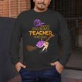 This Is My Teacher Costume Halloween Family Matching Group Men's Long Sleeve T-Shirt, funny design